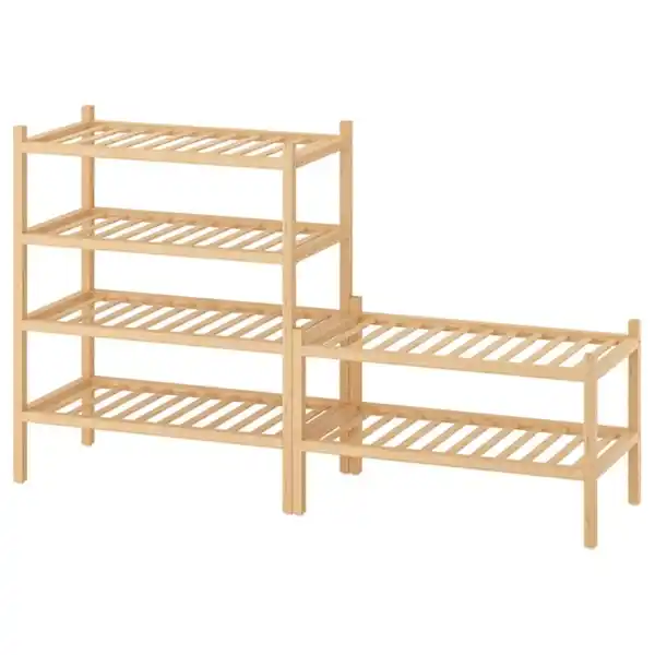Bild 1 von VASSKÄR Flur-Set, 3-tlg., Bambus