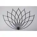 Bild 1 von Mid.you Wandgarderobe, Schwarz, Metall, Uni, 48x47x2.5 cm, Garderobe, Garderobenleisten & Garderobenhaken