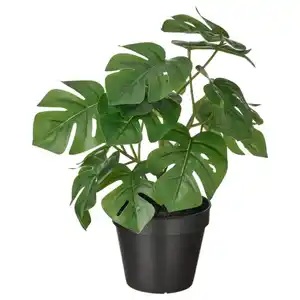 FEJKA Topfpflanze, künstlich, drinnen/draußen Monstera, 12 cm