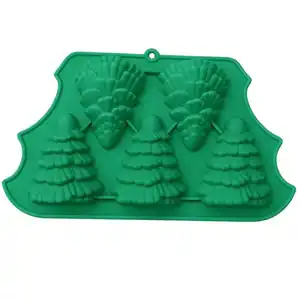 Silikonform Tannenbaum 5er
