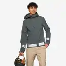 Bild 1 von BTWIN Fahrrad Regenjacke City 540 Herren sichtbar bei Nacht grün
