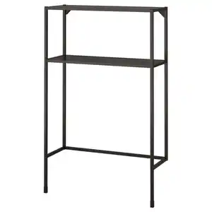 ENHET Regalrahmen für Waschmaschine, anthrazit, 80x30x129 cm