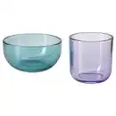 Bild 1 von TALLTITA Teelichthalter 2er-Set, blau/lila