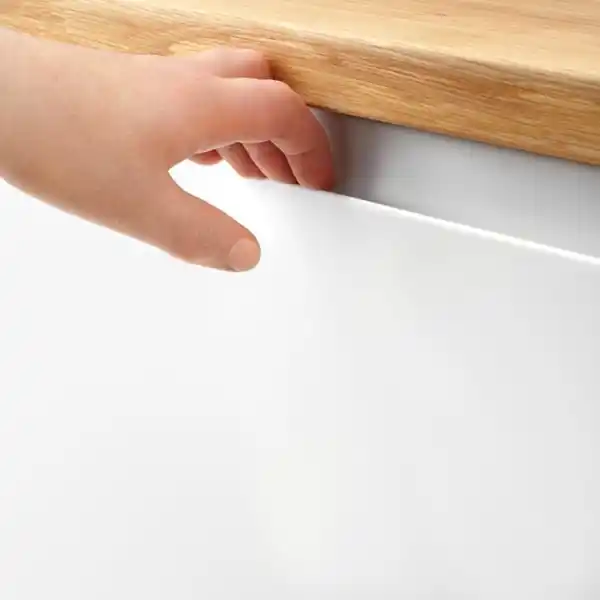 Bild 3 von VOXTORP Tür für Eckunterschrank 2 St., Rechtsanschlag matt weiß, 25x80 cm