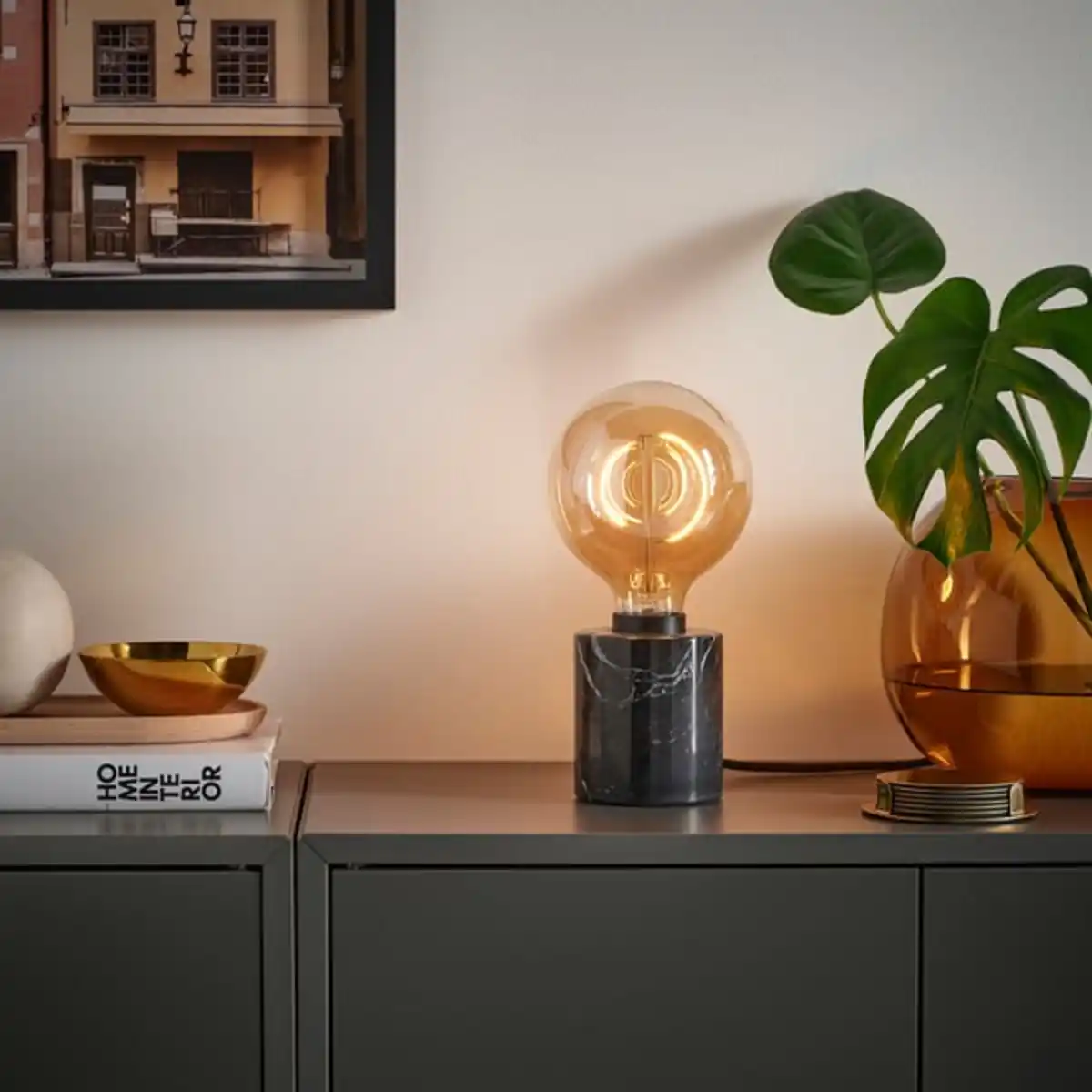 Bild 4 von MOLNART LED-Leuchtmittel E27 150 lm, rund Klarglas braun, 125 mm