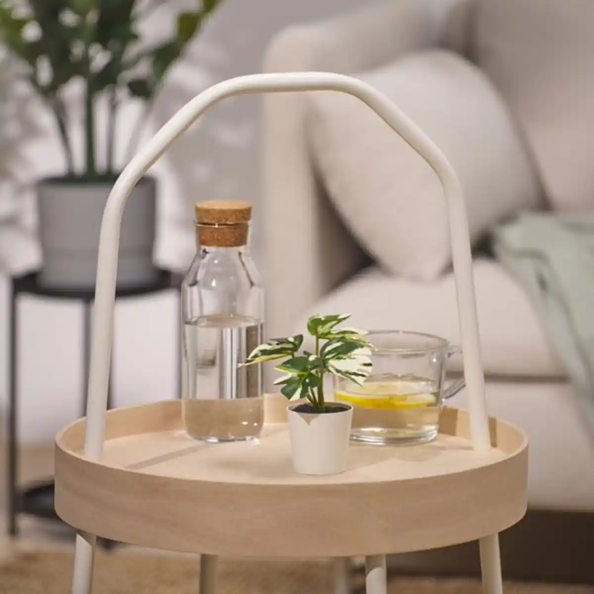 Bild 4 von FEJKA Topfpflanze, künstlich/mit Topf, drinnen/draußen Monstera, 6 cm