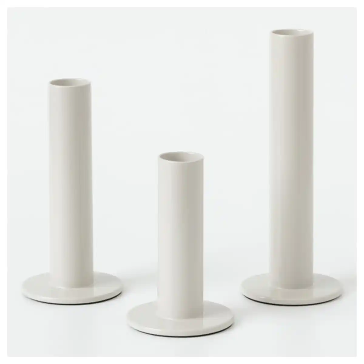 Bild 1 von TUVKORNELL Kerzenhalter 3 St., elfenbeinweiß