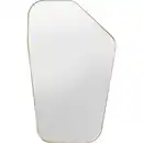 Bild 1 von Kare-Design Wandspiegel, Transparent, Messing, Metall, Glas, konisch, 64x95x3 cm, senkrecht und waagrecht montierbar, Spiegel, Wandspiegel