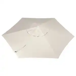 LINDÖJA Stoffüberzug Sonnenschirm, helles Graubeige, 300 cm