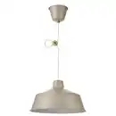 Bild 1 von SJÖMAKT Hängeleuchte, beige/Esche, 38 cm