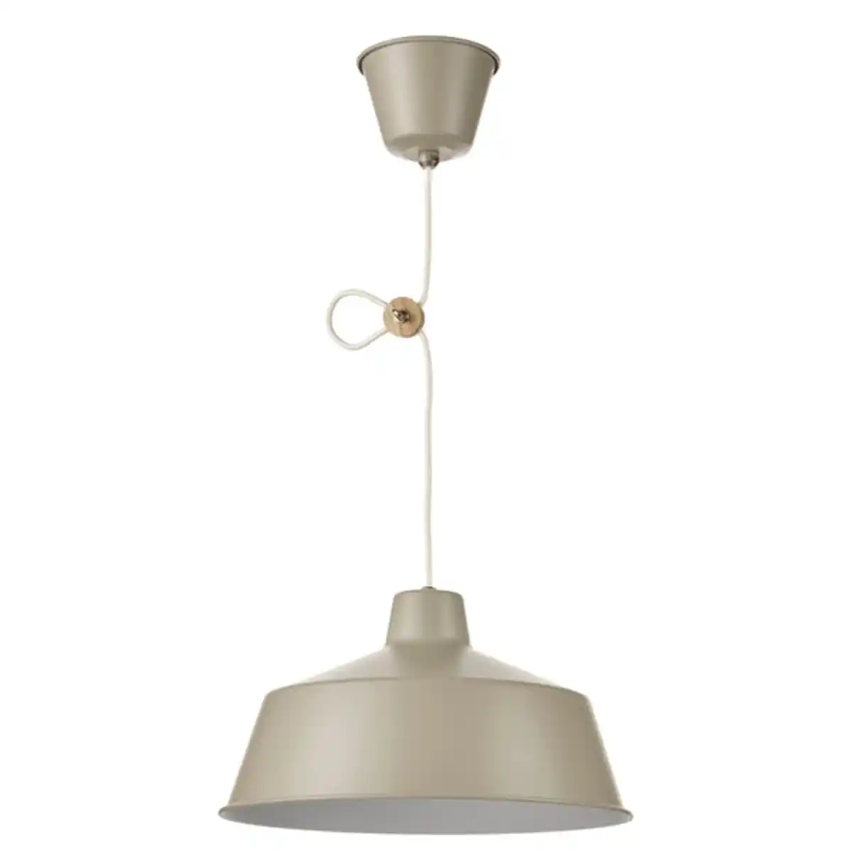 Bild 1 von SJÖMAKT Hängeleuchte, beige/Esche, 38 cm