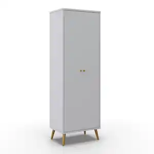 Drehtürenschrank Ludo Weiß ca. 60x180x40 cm, Weiß