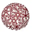 Bild 1 von Deko-Filzmatte Schneeflocke