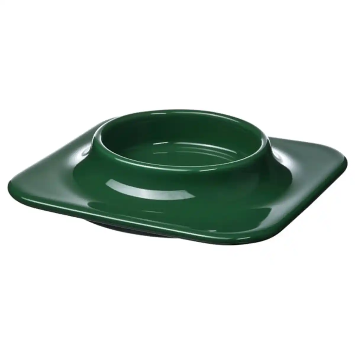 Bild 1 von VINTERFINT Blockkerzenhalter, dunkelgrün, 3 cm