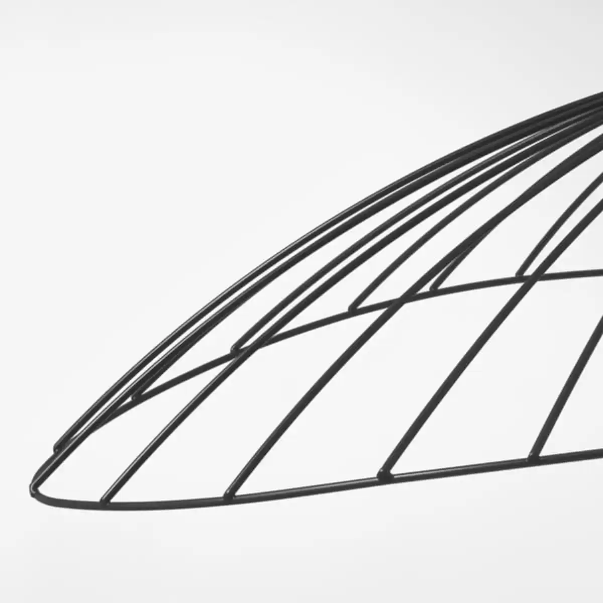 Bild 4 von MOTSJÖ Hängeleuchtenschirm, schwarz, 60x40 cm