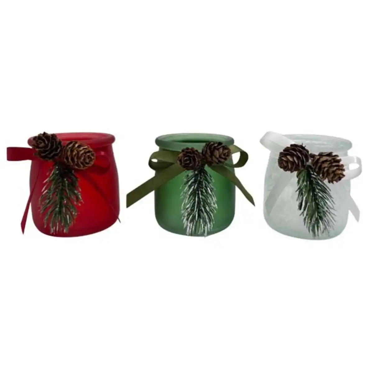 Bild 1 von Teelichthalter m. Tannendeko