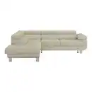 Bild 1 von Mid.you Ecksofa, Sand, Textil, 5-Sitzer, Ottomane links, L-Form, 270x230 cm, Made in EU, in den Filialen seitenverkehrt erhältlich, Stoffauswahl, Hocker erhältlich, Wohnzimmer, Sofas & Couches, Woh