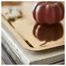 Bild 2 von HÖSTAGILLE Kerzen-/Dekoschale, roségoldfarben, 42x22 cm