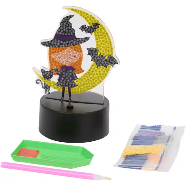 Bild 2 von Kids Kingdom Diamond Painting Nachttischlampe Halloween