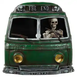 Skelett Busfahrer