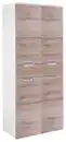 Bild 1 von Hochschrank 'Mars' , eiche, Weiß, Eichefarben