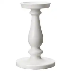 ERSÄTTA Blockkerzenhalter, weiß, 21 cm