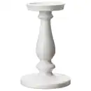 Bild 1 von ERSÄTTA Blockkerzenhalter, weiß, 21 cm