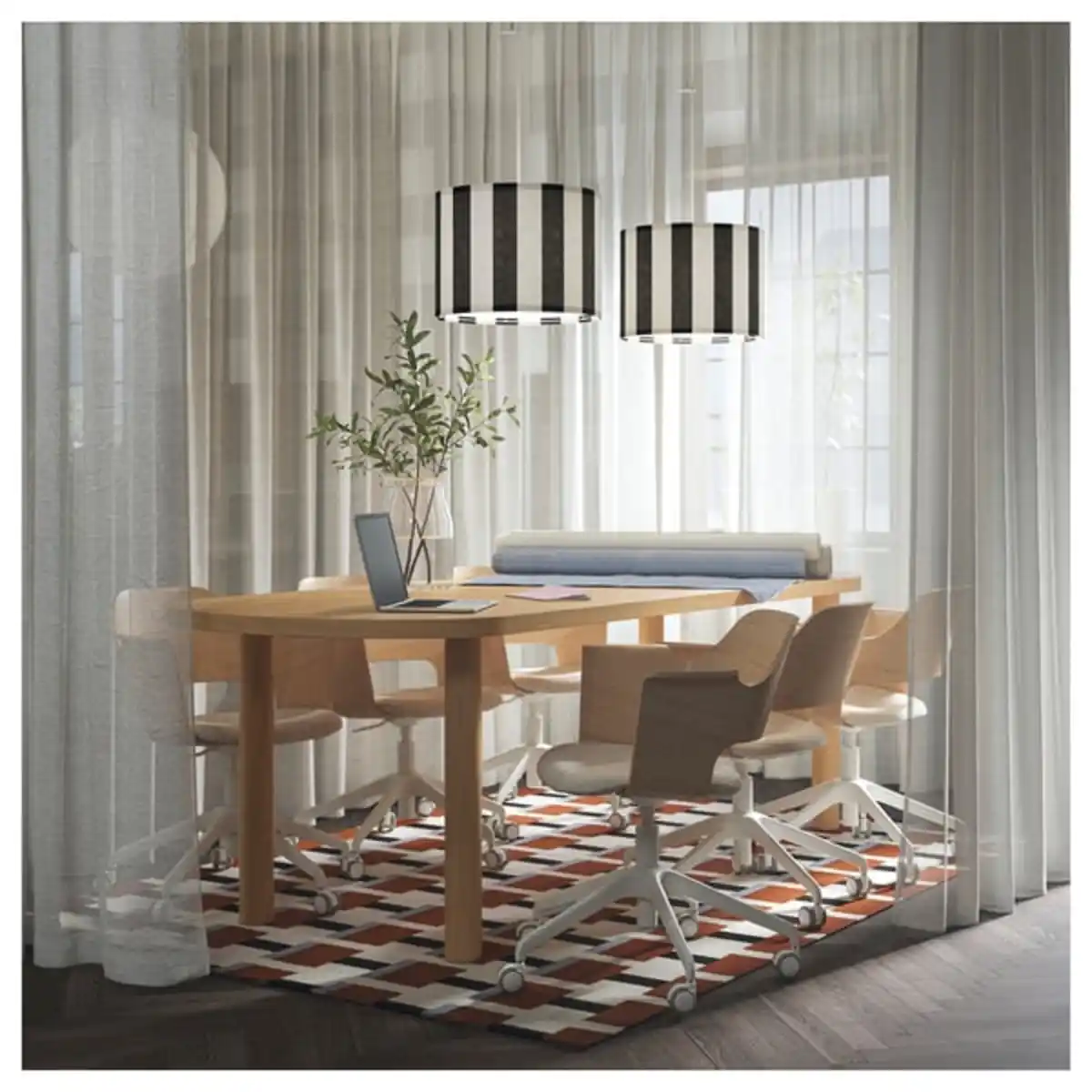 Bild 4 von RINGSTA Leuchtenschirm, schwarz/weiß, 42 cm