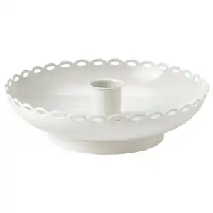 TURTURDUVA Kerzenständer, elfenbeinweiß, 4 cm