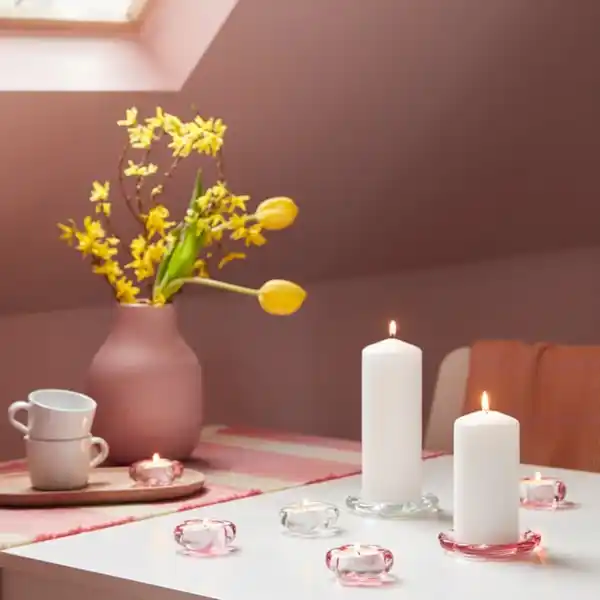 Bild 3 von BLADFÅGEL Kerzen-/Dekoschale, Klarglas, 11 cm