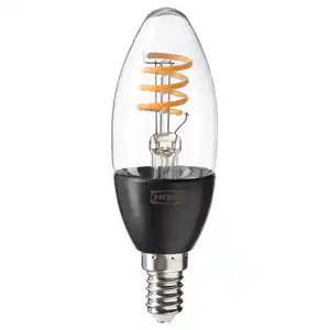 TRÅDFRI LED-Leuchtmittel E14 250 lm, smart kabellos dimmbar/behagliches Warmweiß kerzenförmig