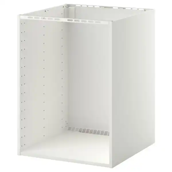 Bild 1 von METOD Unterschrank für Einbauofen/Spüle, weiß, 60x60x80 cm