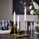 Bild 4 von FULLTALIG Kerzenständer 3er-Set, messingfarben