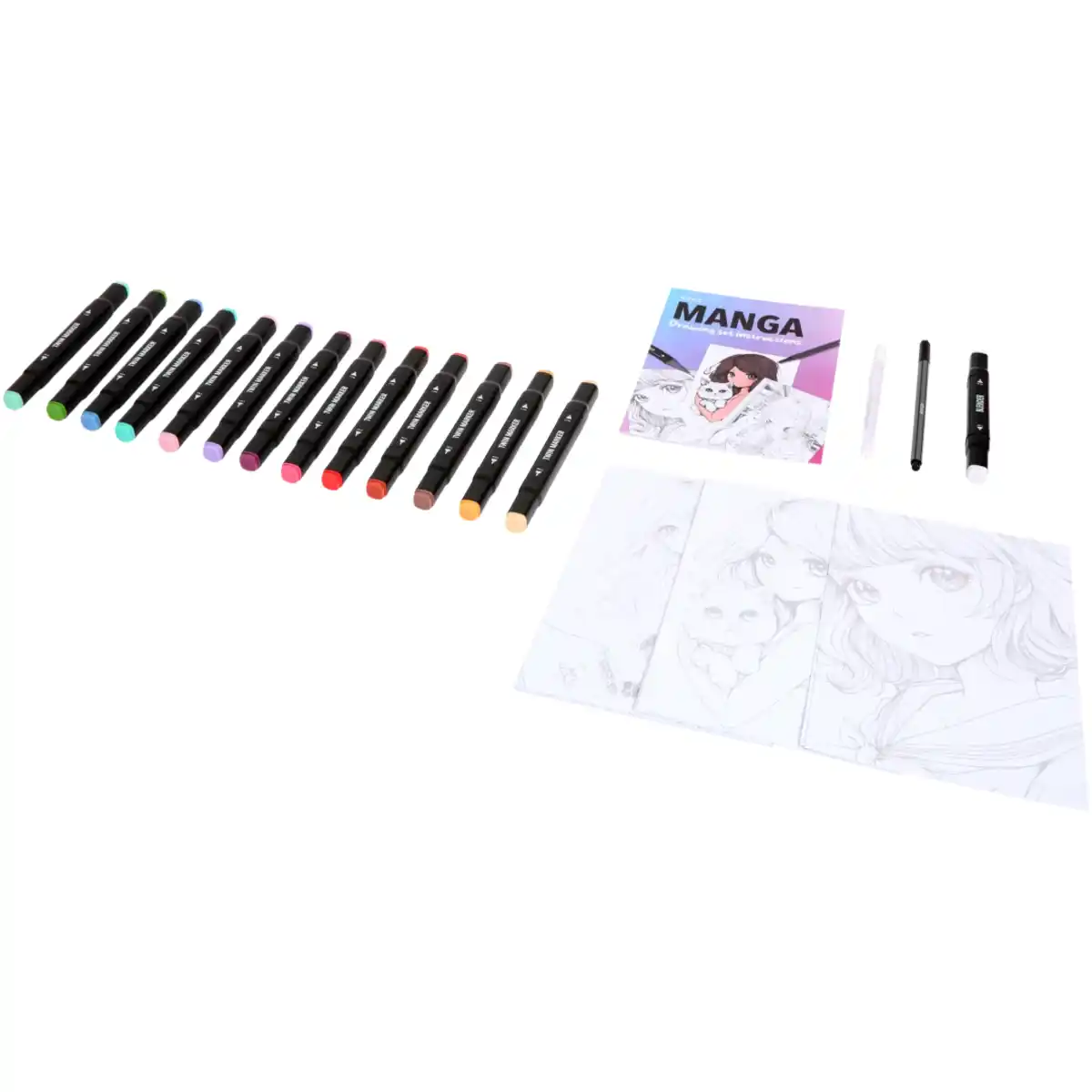 Bild 1 von Manga-Ausmalset