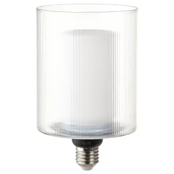 Bild 1 von MOLNART LED-Leuchtmittel E27 150 lm, Zylinder Glas/gestreift, 110 mm