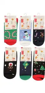 X-MAS Socken mit Motiv