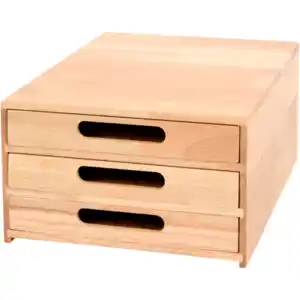 Organizer aus Gummibaumholz