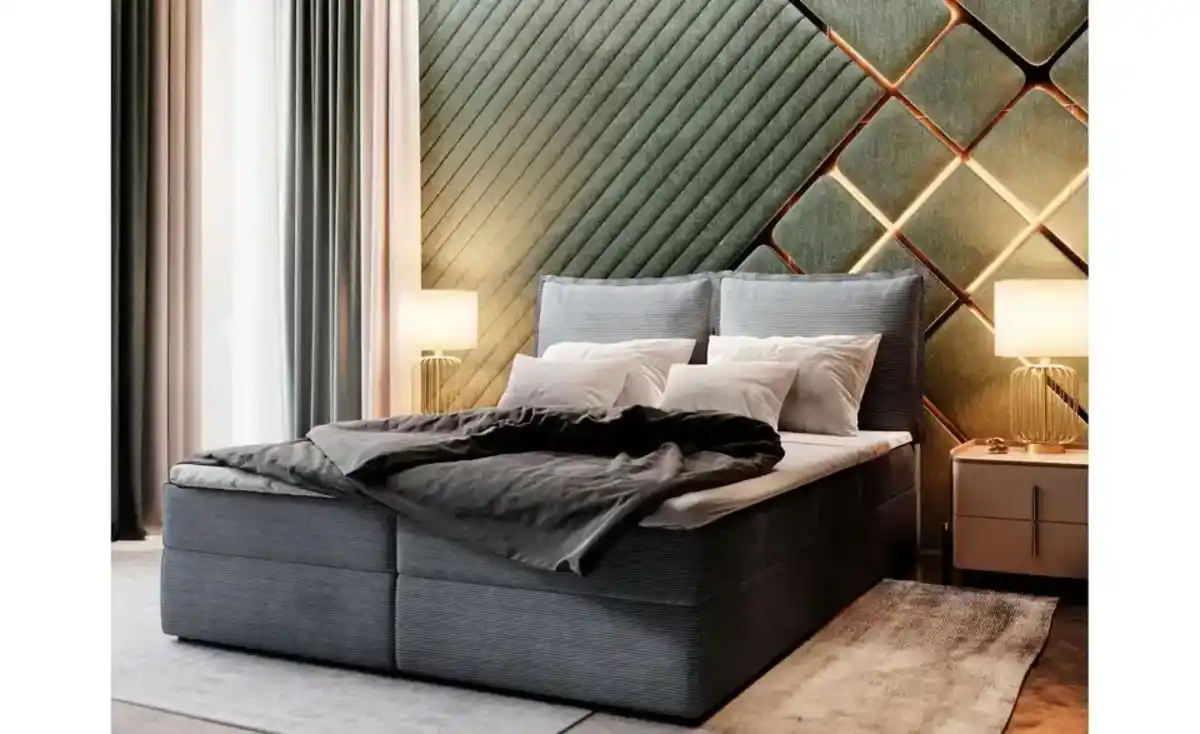 Bild 1 von MASSENO Boxbett mit Bettkasten Lente