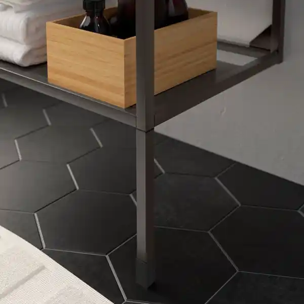 Bild 2 von ENHET Bein für Regalrahmen, anthrazit, 23.5 cm