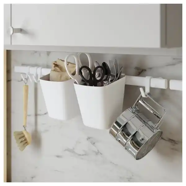 Bild 2 von SUNNERSTA Behälter, weiß, 12x11 cm