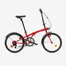 Bild 1 von BTWIN Klapprad 20 Zoll Fold 120 rot