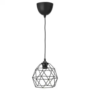 BRUNSTA / HAVSDJUP Hängeleuchte, schwarz, 20 cm