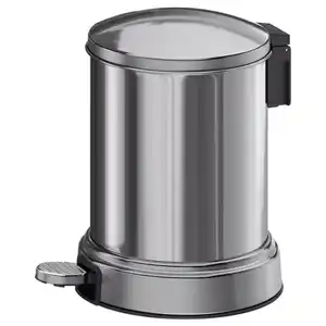 BROFJÄRDEN Abfalleimer, Chromeffekt, 4 l