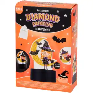Kids Kingdom Diamond Painting Nachttischlampe Halloween