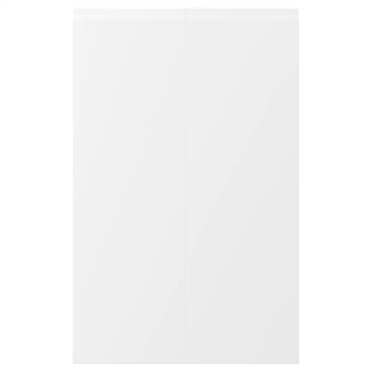 Bild 1 von VOXTORP Tür für Eckunterschrank 2 St., Rechtsanschlag matt weiß, 25x80 cm