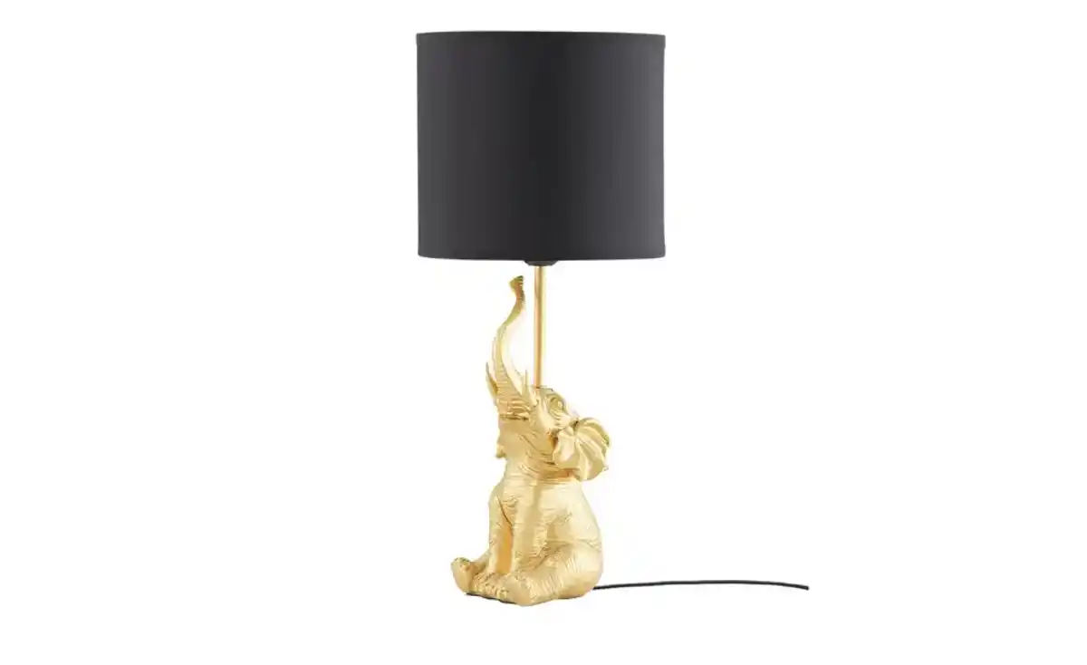 Bild 3 von KHG Tischleuchte, 1-flammig, goldfarben `Elefant´