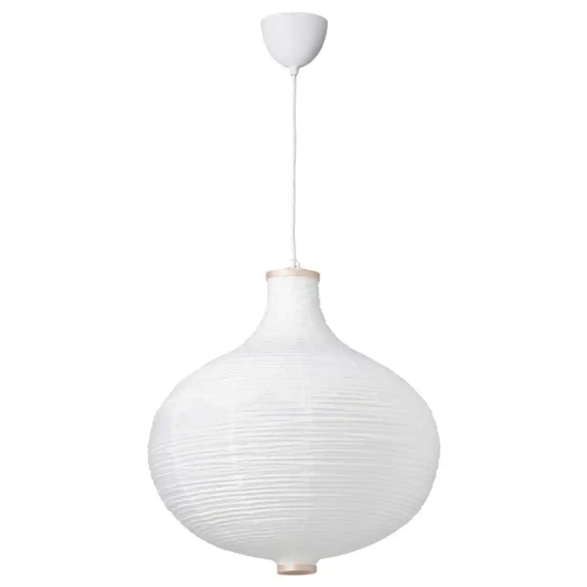 Bild 1 von RISBYN / HAVSDJUP Hängeleuchte, Zwiebelform/weiß, 57 cm