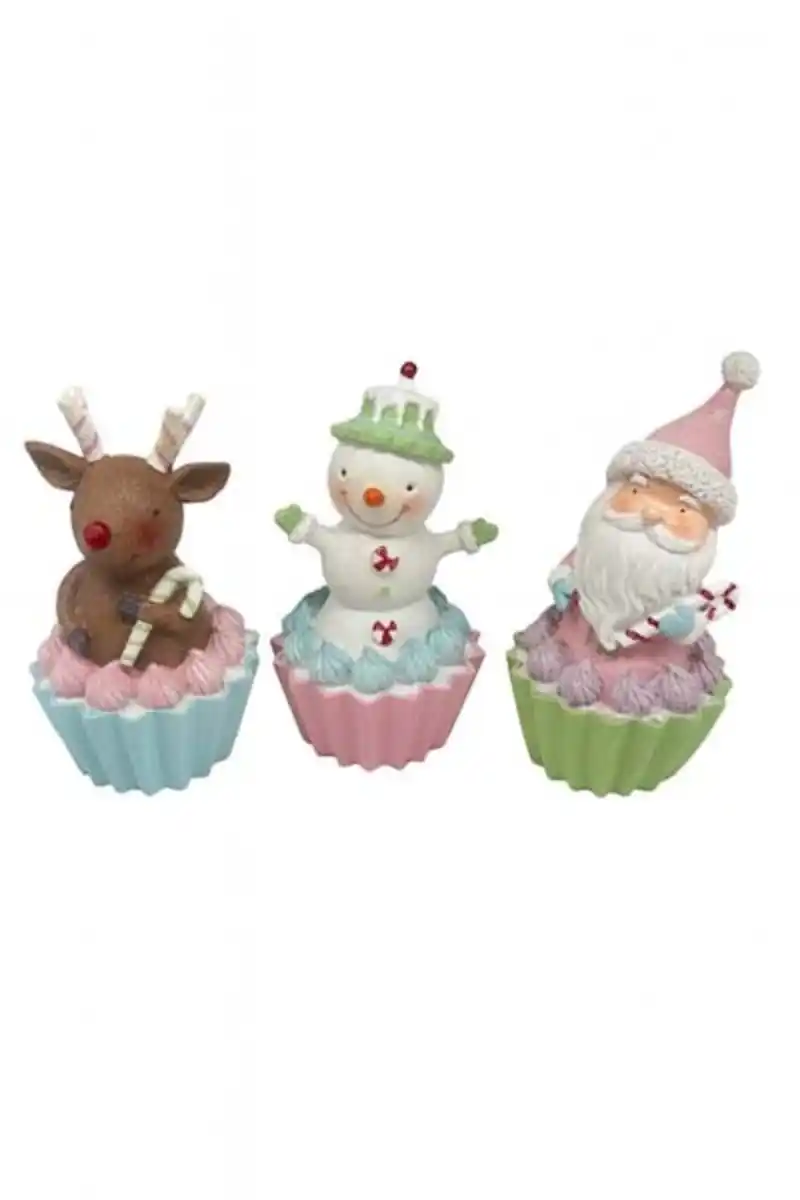 Bild 1 von Cupcake-Figur, Rentier, Santa,