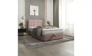 Boxbett mit Stauraum, Matratze H3 und Topper Duo 2