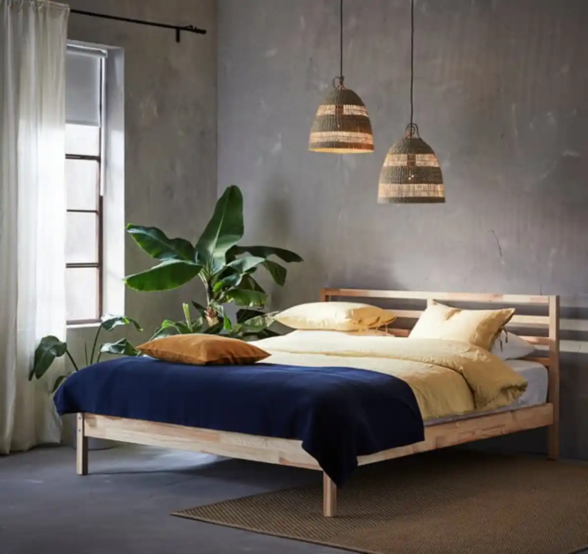 Bild 2 von TORARED Hängeleuchtenschirm, Riedgras/Handarbeit, 36 cm